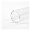 Turia 500 Glass Bottle 550ml. Black lid Transparent