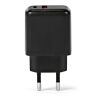 Franklin Wall Charger rABS 20W. USB-C and USB-A Fast charging Solid black | No Branding | not available | not available | not available