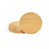 Christo Coasters Bamboo. Set of 4 Natural | No Branding | not available | not available | not available