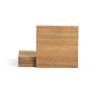 Velazquez Coasters Acacia Wood. Set of 4 Natural | No Branding | not available | not available | not available