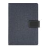 Tolstoy A5 Folder rPET. 64 FSC sheet notepad and rPU closure Royal blue | No Branding | not available | not available | not available