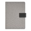 Tolstoy A5 Folder rPET. 64 FSC sheet notepad and rPU closure Dark grey | No Branding | not available | not available | not available