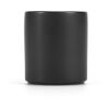 Ganges Ceramic Mug. 320ml. Matt Finish and Stackable Solid black