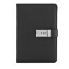 Melville A5 Notebook rPET. Metal lock and 70gsm FSC 192 pages Black | No Branding | not available | not available | not available