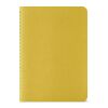 Bronte A6 Softcover Notebook rCardboard cover. FSC paper Dark yellow | No Branding | not available | not available | not available