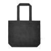Blanc Shopping Bag rCotton 220gsm. 65cm handles and gusset Black