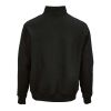 Malibu 1/4 zipper sweatshirt. Org. cotton, rCotton and rPET. Made in PT Black | No Branding | not available | not available | not available