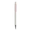 Prodir DS1 twist ballpoint pen polished white | Without Branding | Without Branding | Chrome finish metal | Blue