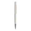 Prodir DS2 push ballpoint pen matt white | Without Branding | Without Branding | Satin finish metal | Blue