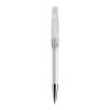 Prodir DS2 push ballpoint pen transparent Transparent | Without Branding | Without Branding | Chrome finish metal | Black