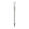 Prodir DS3 twist ballpoint pen transparent Transparent | Without Branding | Without Branding | Chrome finish metal | Black