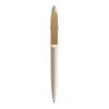 Prodir DS5 twist ballpoint pen Shell with metal clip beige-gold | Without Branding | S13 Gold | Black
