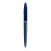 Prodir DS5 twist ballpoint pen Soft Touch with metal clip navy blue-navy blue | Without Branding | S61 Sideral Blue | Blue
