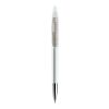 Prodir DS5 twist ballpoint pen transparent Transparent | Without Branding | Without Branding | Chrome finish metal | Black