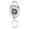 RCS recycled ABS roller clip keychain white | No Branding | not available | not available