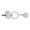 RCS recycled zinc alloy radiator key keychain with coin silver | No Branding | not available | not available