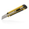 Refillable RCS rplastic heavy duty snap-off knife soft grip yellow | No Branding | not available | not available