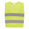 GRS recycled PET high-visibility safety vest 3-6 years yellow | No Branding | not available | not available