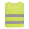 GRS recycled PET high-visibility safety vest 7-12 years yellow | No Branding | not available | not available