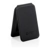 Magstand RCS recycled PU magnetic phone wallet with stand black | No Branding | not available | not available