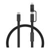 Arc RCS 60W 120 cm 2-in-1 fast charging cable black