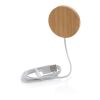 10W bamboo magnetic wireless charger brown | No Branding | not available | not available