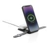 Swiss Peak RCS rPU 15W  3-in-1 magnetic wireless charger black | No Branding | not available | not available