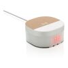 Aria 5W Wireless Charging Digital Clock White | No Branding | not available | not available