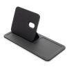Swiss Peak 3 in 1 RCS recycled PU wireless charger desk tray black | No Branding | not available | not available