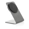 Terra aluminium 15W magnetic wireless charging phone stand grey | No Branding | not available | not available
