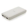RCS standard recycled plastic wireless powerbank white