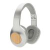 Dakota Bamboo wireless headphone grey-grey | No Branding | not available | not available