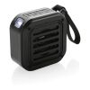3W RCS recycled plastic wireless sunwave solar speaker black | No Branding | not available | not available