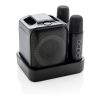 Singvibe RCS recycled plastic karaoke set with double mic black | No Branding | not available | not available