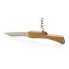 FSC wooden knife with bottle opener brown | No Branding | not available | not available