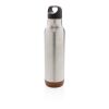 Cork leakproof vacuum flask silver | No Branding | not available | not available