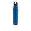 Cork leakproof vacuum flask blue | No Branding | not available | not available
