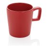 Ceramic modern coffee mug red | No Branding | not available | not available