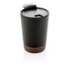 Cork coffee tumbler black | No Branding | not available | not available