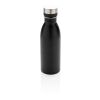RCS Recycled stainless steel deluxe water bottle black | No Branding | not available | not available