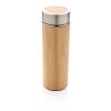 Leak proof bamboo vacuum bottle brown | No Branding | not available | not available