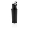 Deluxe stainless steel activity bottle black | No Branding | not available | not available