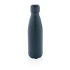 Solid colour vacuum stainless steel bottle 500 ml blue