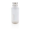 Leak proof vacuum bottle with logo plate white | No Branding | not available | not available
