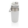 Vacuum stainless steel dual function lid bottle 500ml White | No Branding | not available | not available