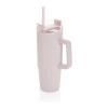 Tana RCS recyled plastic tumbler with handle 900ml pink | No Branding | not available | not available