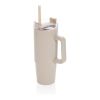 Tana RCS recyled plastic tumbler with handle 900ml off white