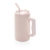 Cube RCS certified recycled steel mug 800ml pink