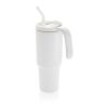 Graphic 360 RCS certified recycled steel tumbler 900ml white | No Branding | not available | not available