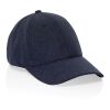 Milo AWARE™ recycled heather 6 panel cap 200gr navy | No Branding | not available | not available | not available
